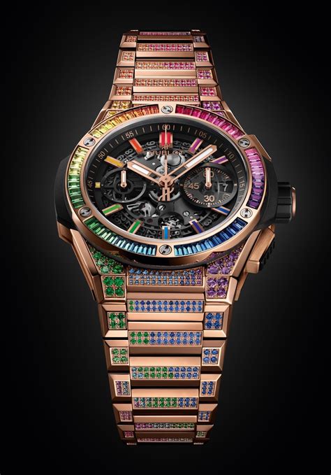 hublot king gold rainbow price|big bang rainbow king gold.